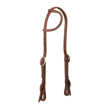 Working Tack Quick Change Single-Ply Headstall | Sliding Ear